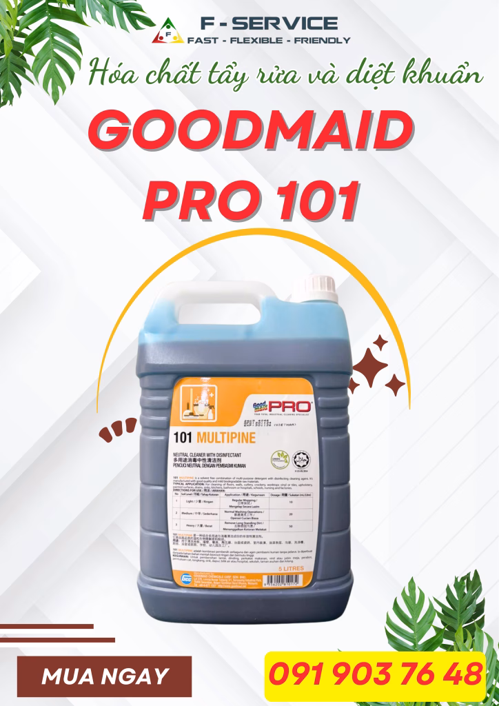 Hóa Chất Goodmaid Pro 101 5L Tại Nha Trang