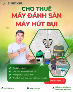 Cho Thuê Máy Đánh Sàn, Máy Hút bụi Tại Nha Trang – Giải Pháp Vệ Sinh Hiệu Quả