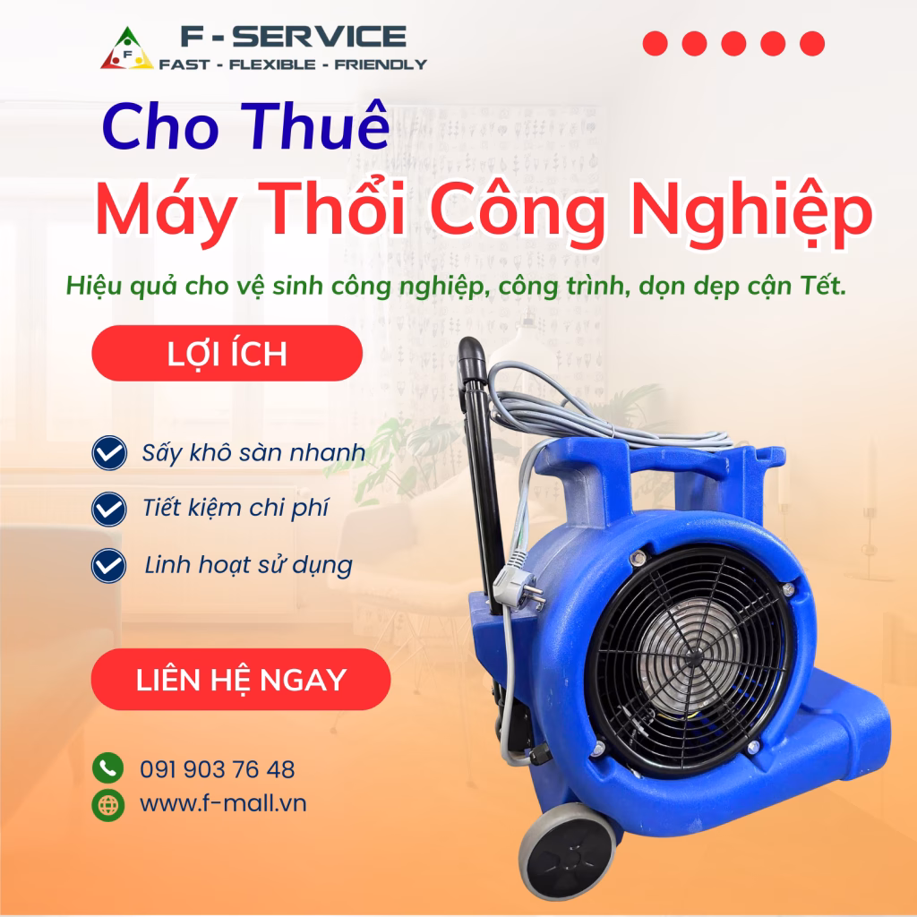 Cho Thuê Máy Thổi Công Nghiệp Tại Nha Trang