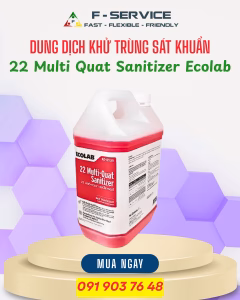 22 Multi Quat Sanitizer Ecolab