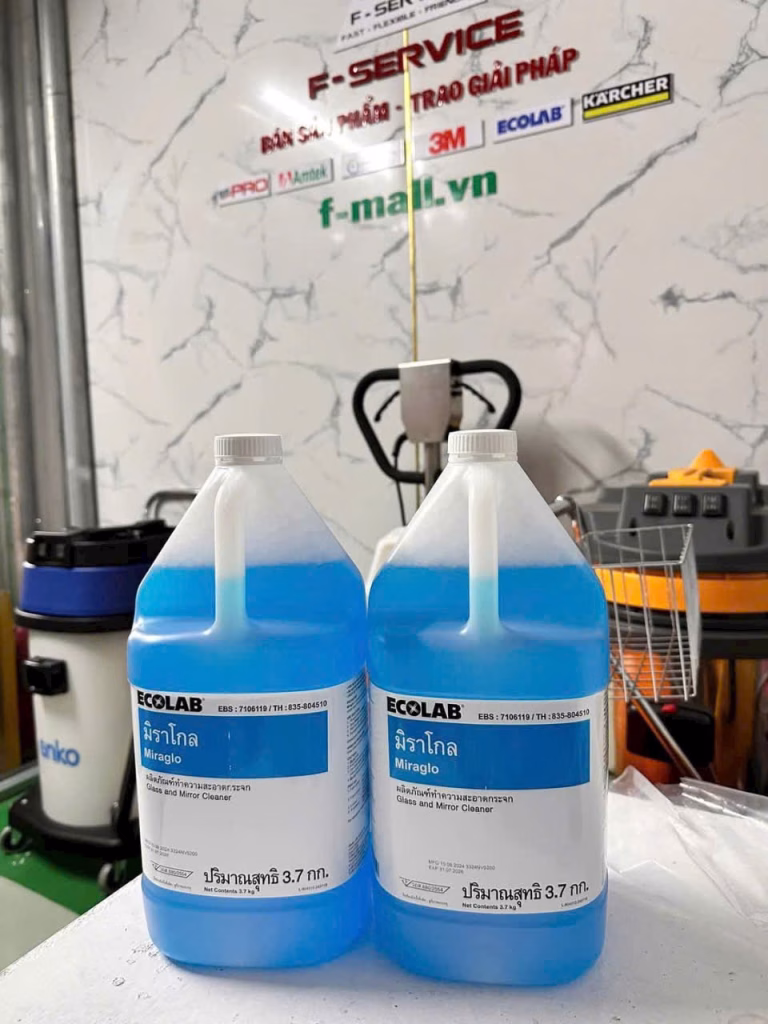 Hoá Chất Lau Kính Ecolab Miraglo