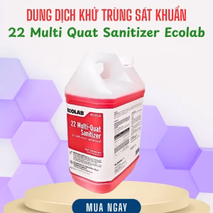 22 Multi Quat Sanitizer Ecolab